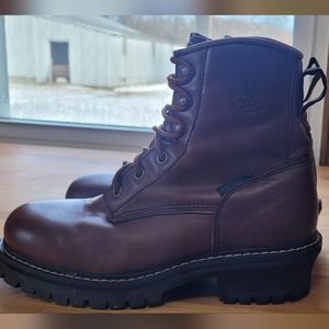 Georgia Boot Company kids size 6m brown waterproof boots